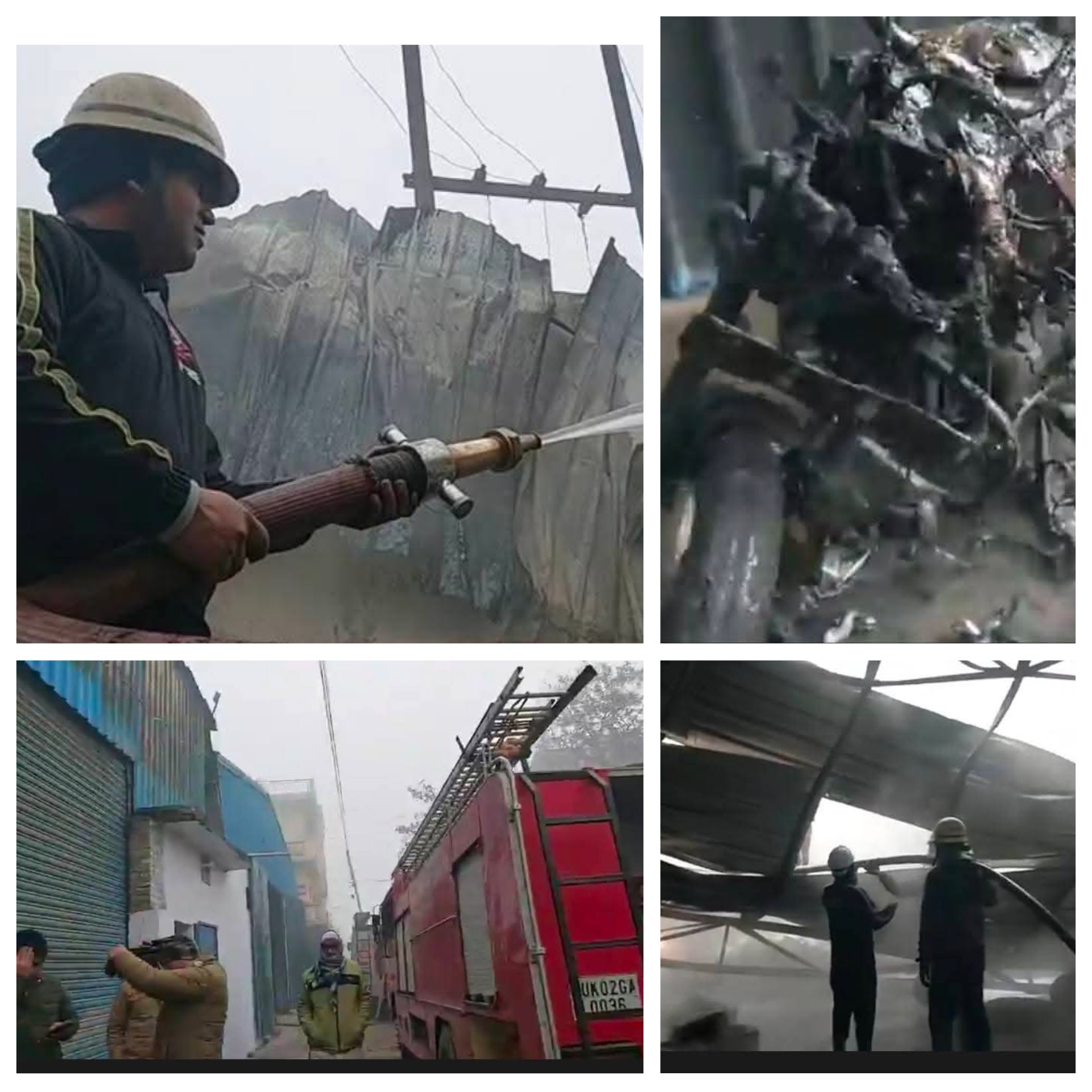 रुद्रपुर में एक फैक्ट्री और गोदाम में लगी भीषण आग, दमकल विभाग ने बमुश्किल पाया काबू